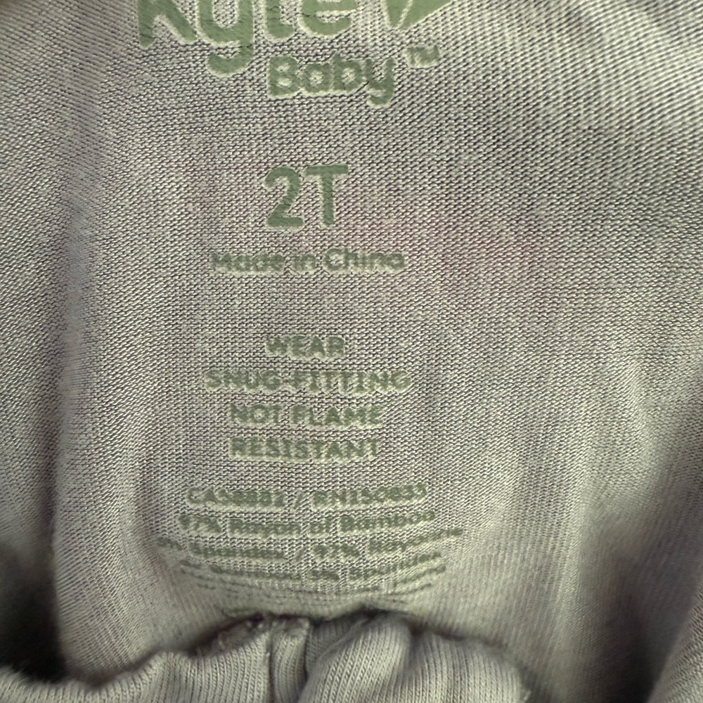 Kyte BABY Rasberry & Taro Kids Zippered Rompers - Picture 2 of 5